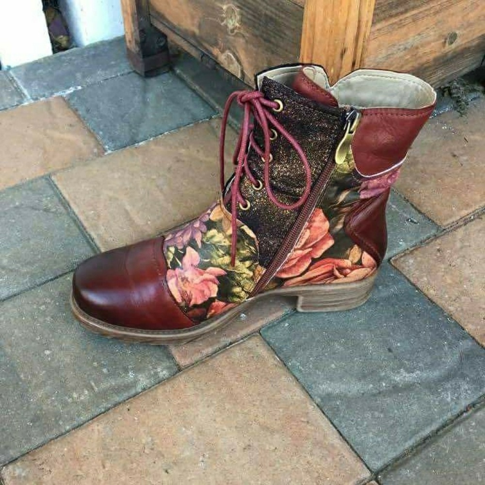Floral "Vintage" Boots